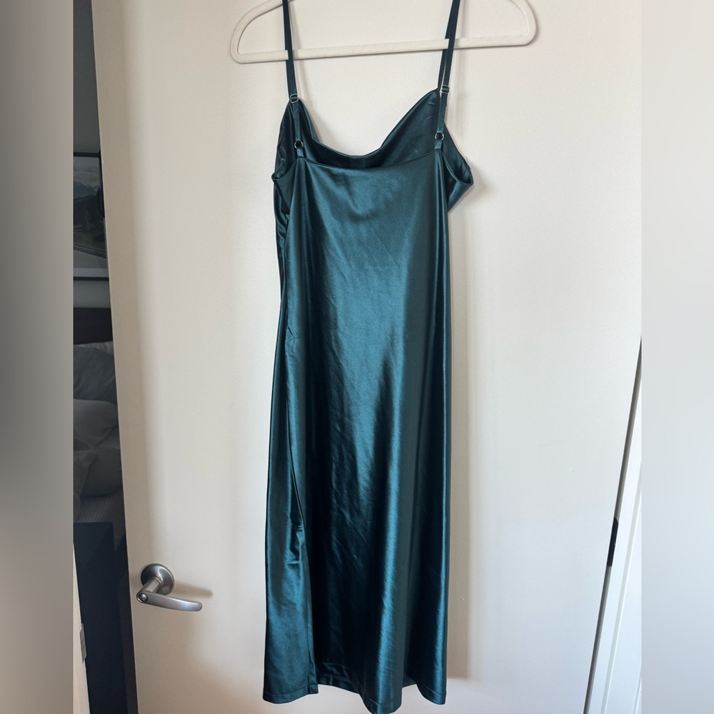 Satin Midi Dress - Picture 3 of 4